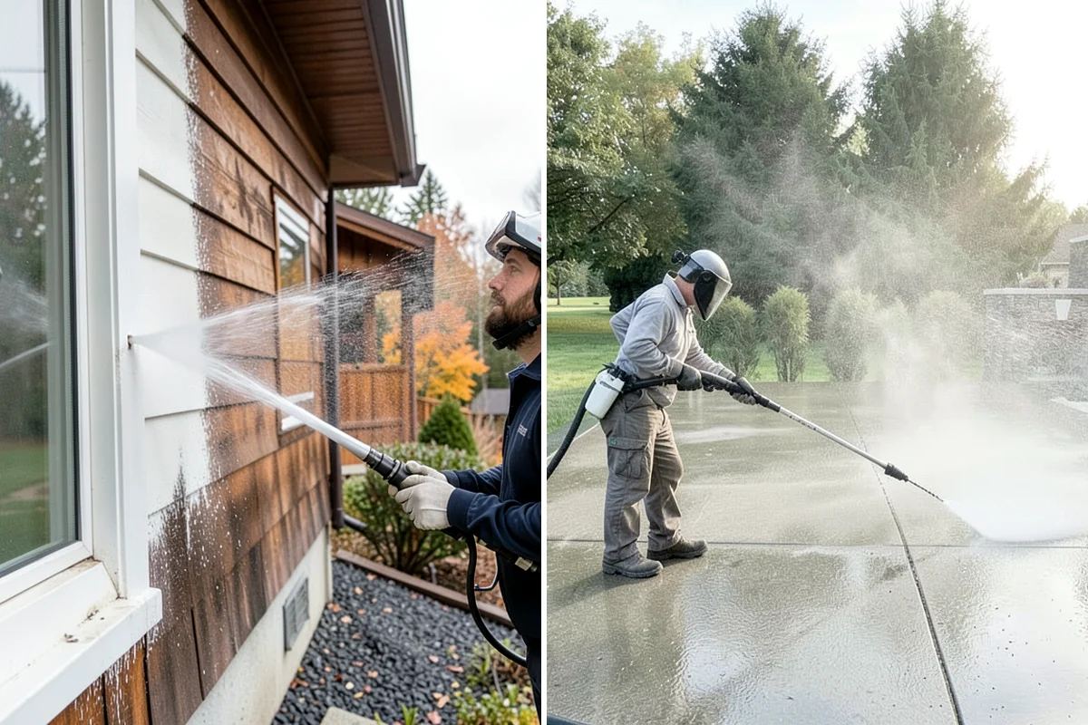 Equipment Washing in Sedro-Woolley, Skagit County, WA - Pre-scrape and pre-soak heavy mud deposits