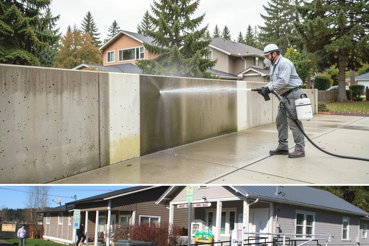Equipment Washing in South Prairie, Pierce County, WA - Regular washing through the muddy wet season keeps machinery workable, with a deep clean before any resale or inspection.