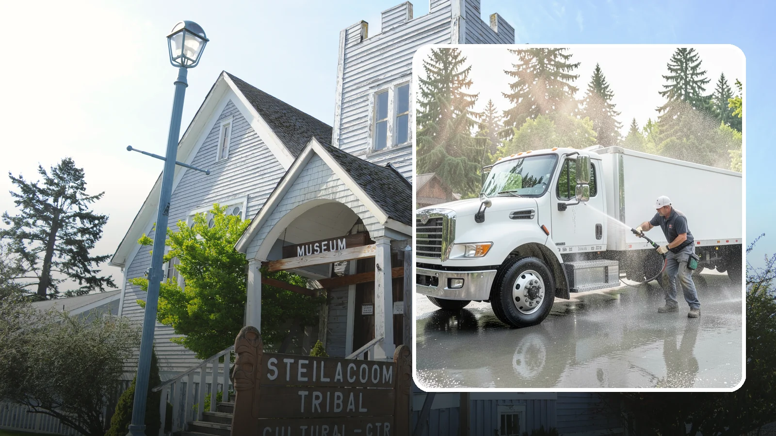 Equipment Washing in Steilacoom, Pierce County, WA - We wash heavy equipment and machinery to clear the caked mud, grease, and grime that Washington job sites build up.