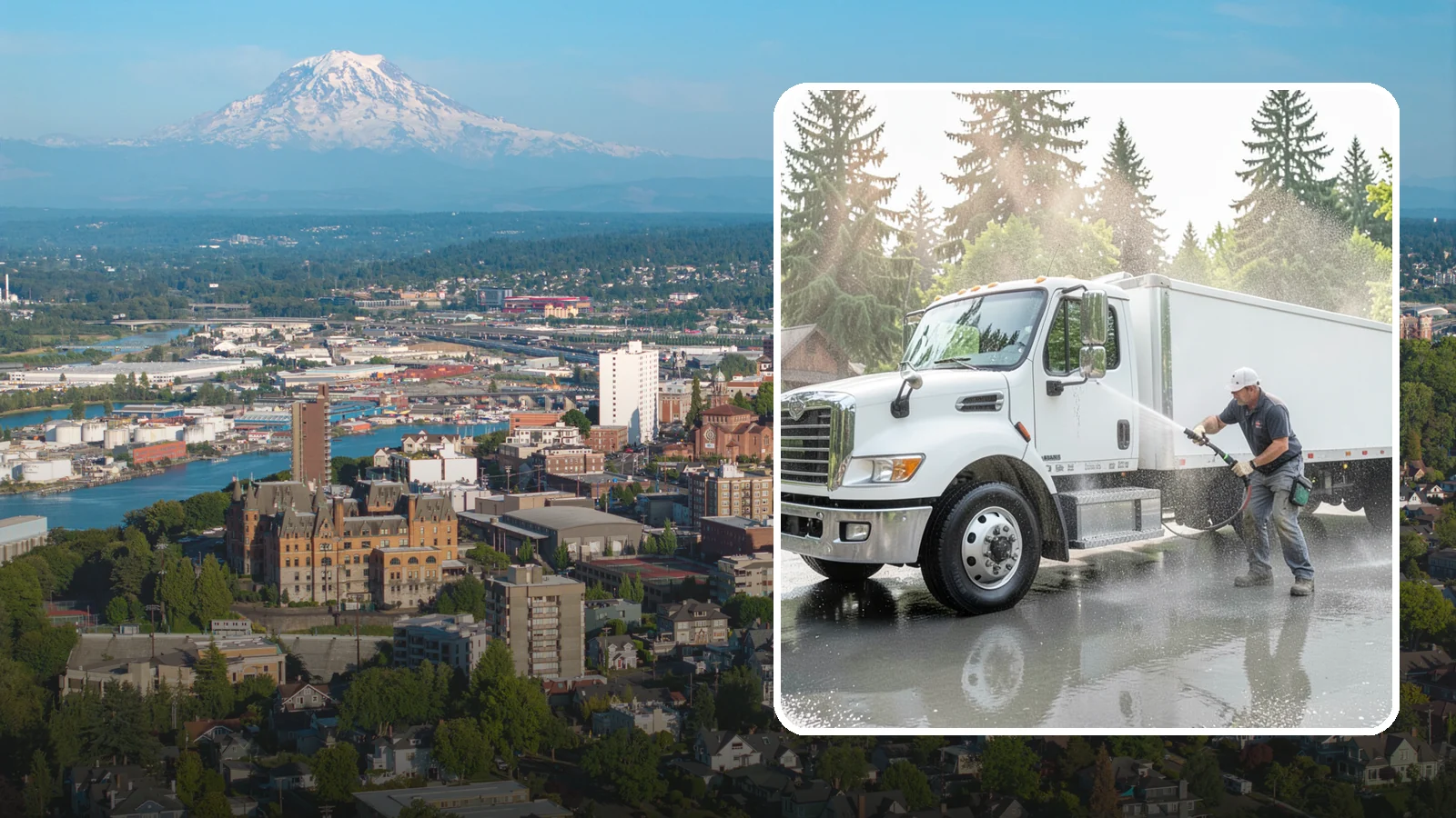 Equipment Washing in Tacoma, Pierce County, WA - We wash heavy equipment and machinery to clear the caked mud, grease, and grime that Washington job sites build up.