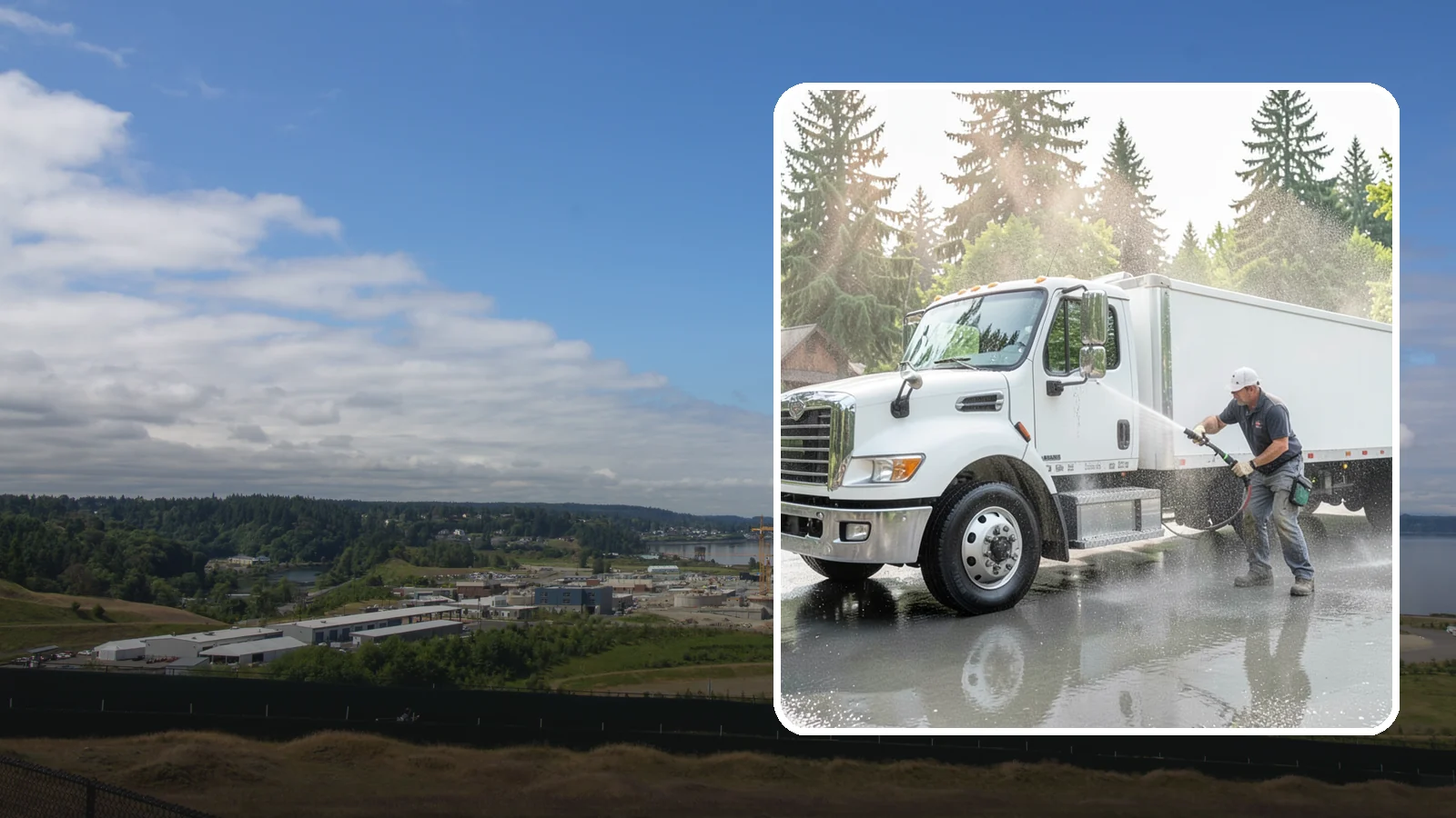 Equipment Washing in University Place, Pierce County, WA - We wash heavy equipment and machinery to clear the caked mud, grease, and grime that Washington job sites build up.