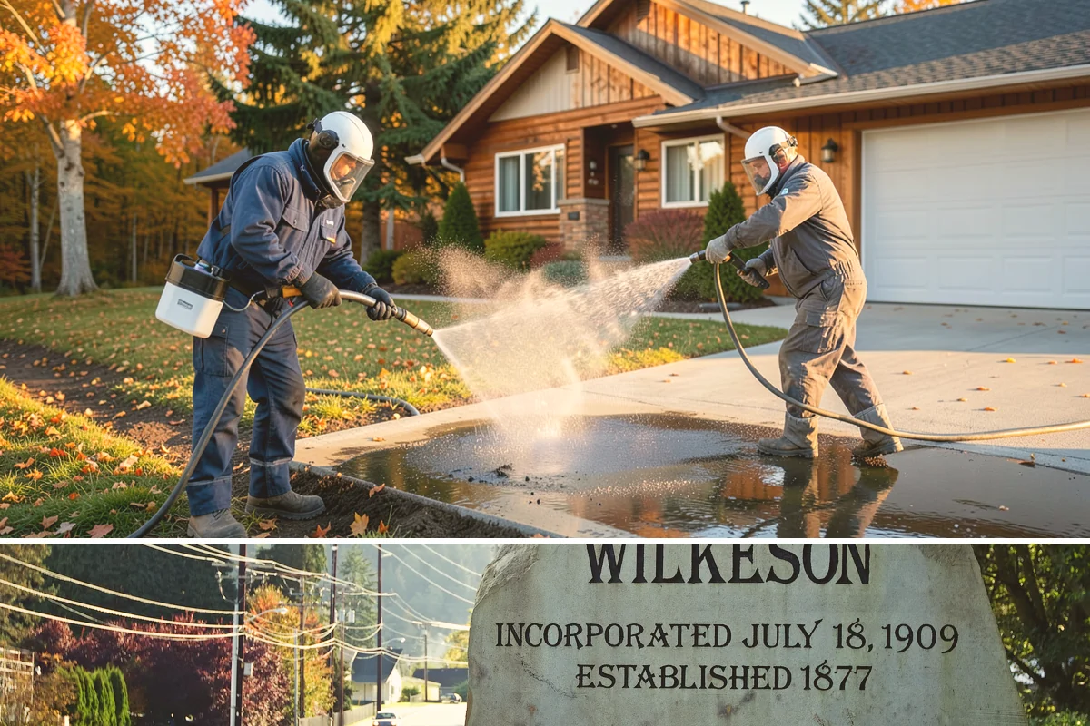 Equipment Washing in Wilkeson, Pierce County, WA - Regular washing through the muddy wet season keeps machinery workable, with a deep clean before any resale or inspection.