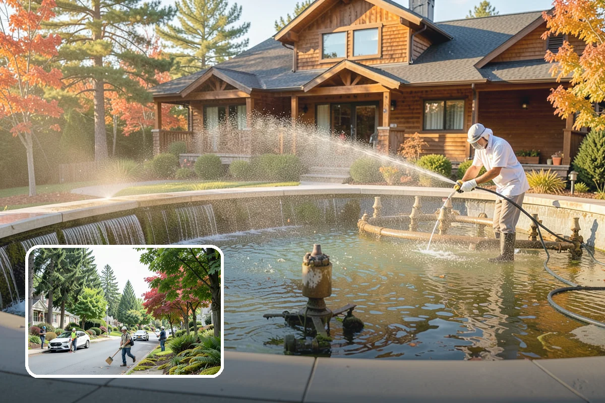 Event Prep Cleaning in Beaux Arts Village, King County, WA - Prepares patios and walkways for guests and foot traffic