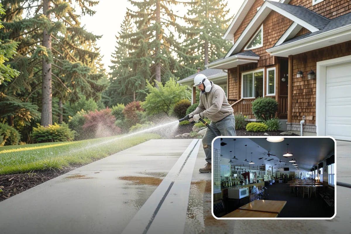 Event Prep Cleaning in Black Diamond, King County, WA - Prepares patios and walkways for guests and foot traffic