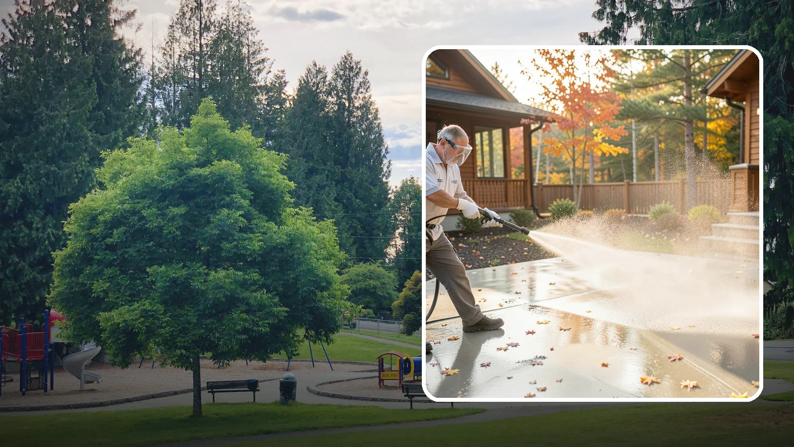 Event Prep Cleaning in Bonney Lake, Pierce County, WA - Event prep cleaning readies patios, walkways, and gathering spaces so your outdoor venue looks its best for a wedding, party, or...
