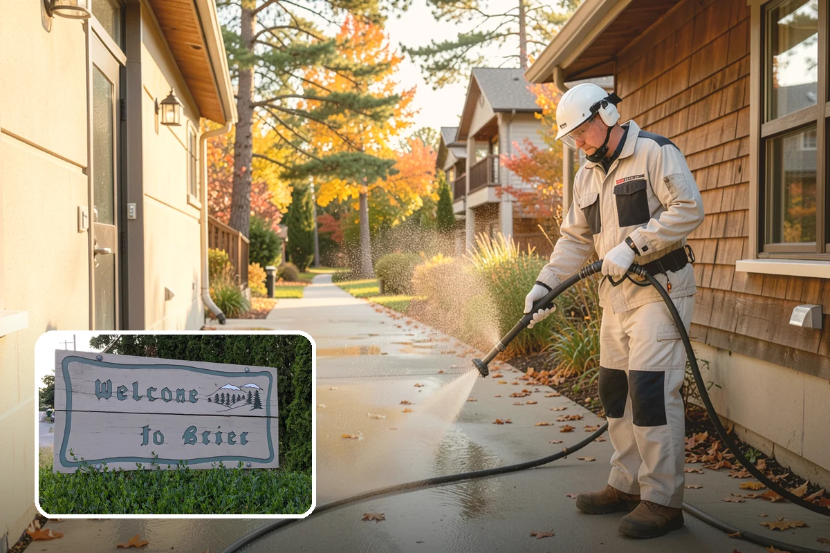 Event Prep Cleaning in Brier, Snohomish County, WA - Prepares patios and walkways for guests and foot traffic