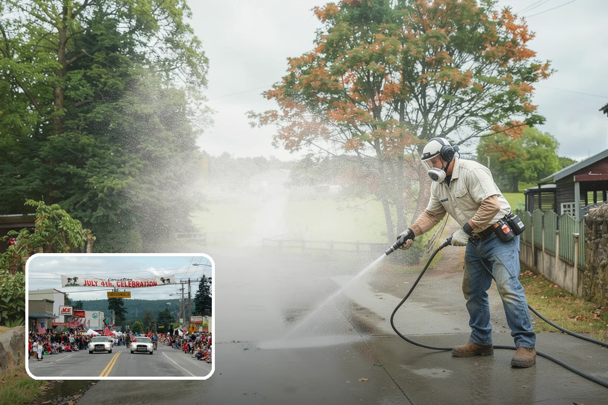 Event Prep Cleaning in Carnation, King County, WA - Prepares patios and walkways for guests and foot traffic