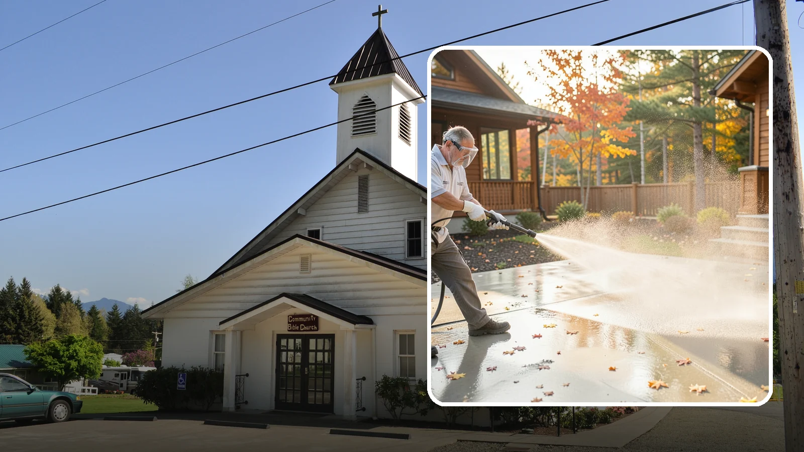 Event Prep Cleaning in Concrete, Skagit County, WA - Event prep cleaning readies patios, walkways, and gathering spaces so your outdoor venue looks its best for a wedding, party, or...