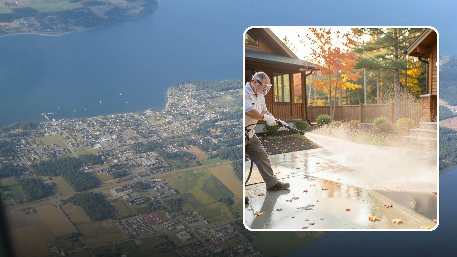 Event Prep Cleaning in Coupeville, Island County, WA - Event prep cleaning readies patios, walkways, and gathering spaces so your outdoor venue looks its best for a wedding, party, or...
