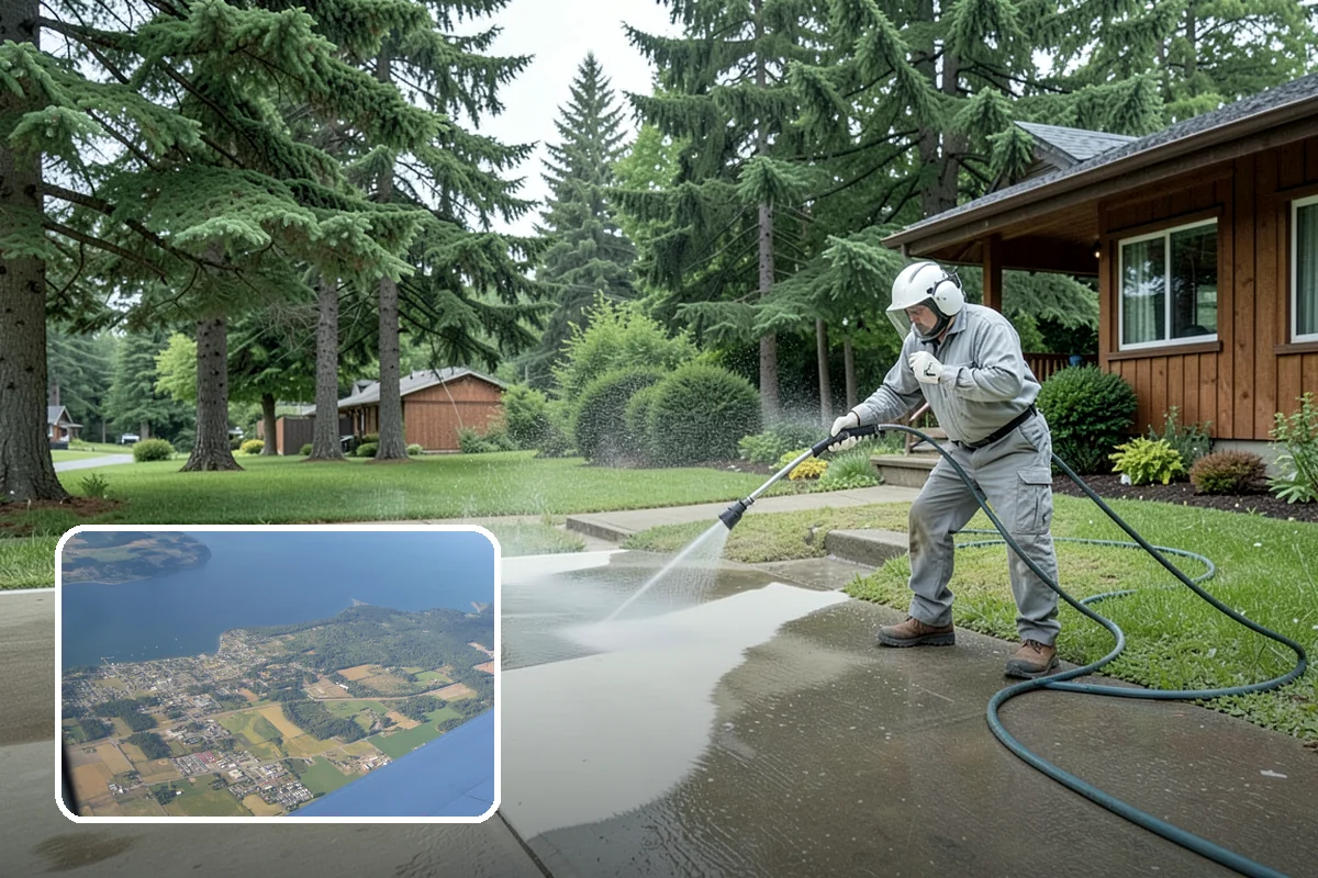 Event Prep Cleaning in Coupeville, Island County, WA - Prepares patios and walkways for guests and foot traffic