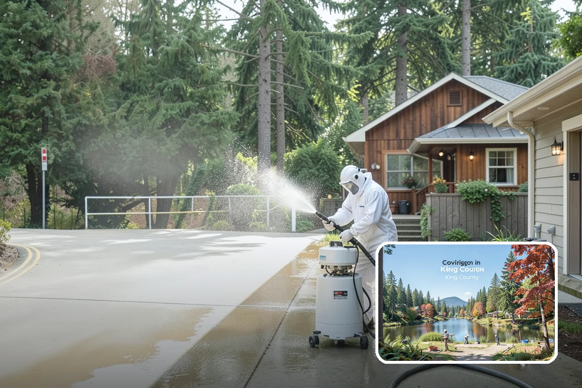 Event Prep Cleaning in Covington, King County, WA - Prepares patios and walkways for guests and foot traffic