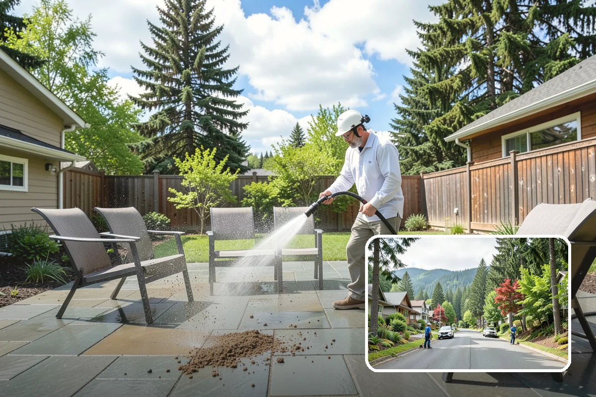 Event Prep Cleaning in Darrington, Snohomish County, WA - Prepares patios and walkways for guests and foot traffic