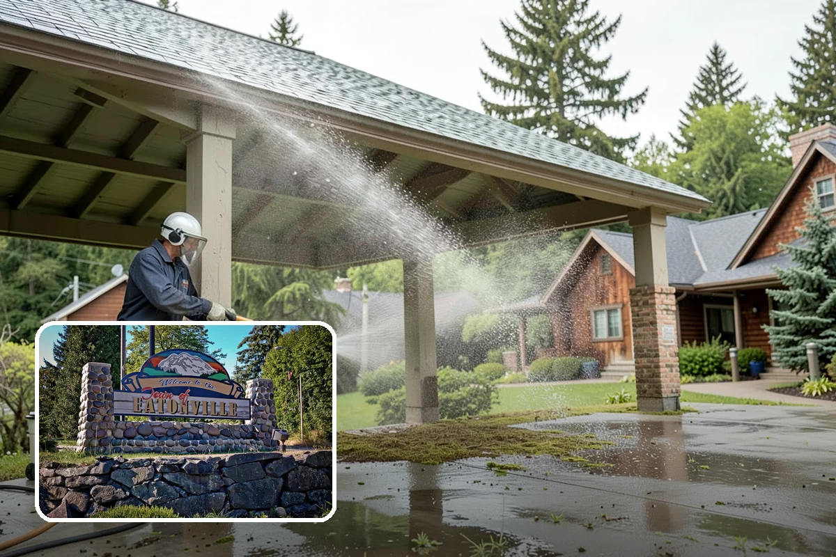 Event Prep Cleaning in Eatonville, Pierce County, WA - Prepares patios and walkways for guests and foot traffic