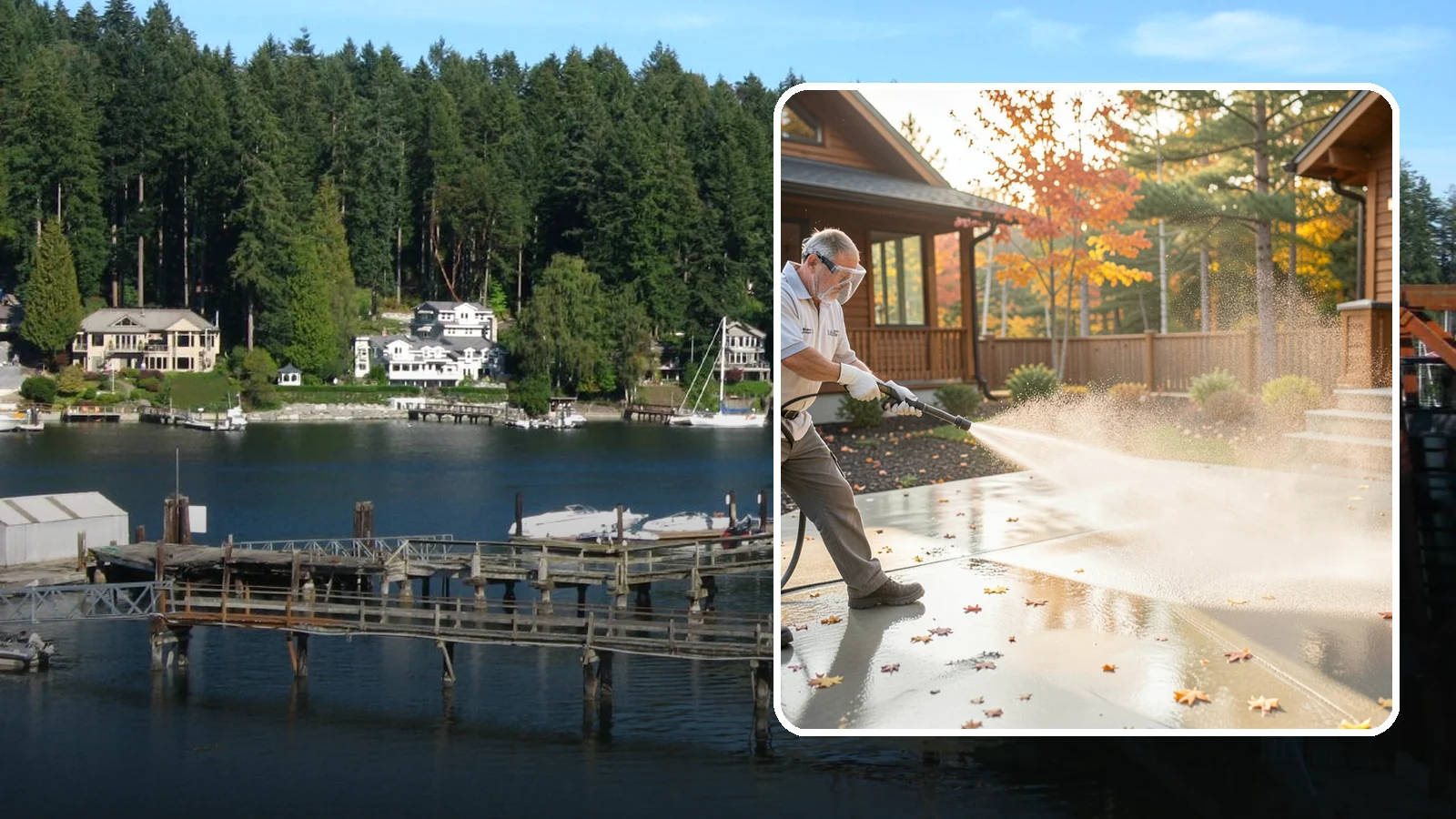 Event Prep Cleaning in Gig Harbor, Pierce County, WA - Event prep cleaning readies patios, walkways, and gathering spaces so your outdoor venue looks its best for a wedding, party, or...