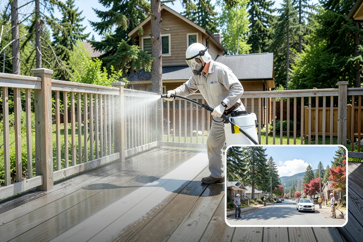 Event Prep Cleaning in Hunts Point, King County, WA - Prepares patios and walkways for guests and foot traffic