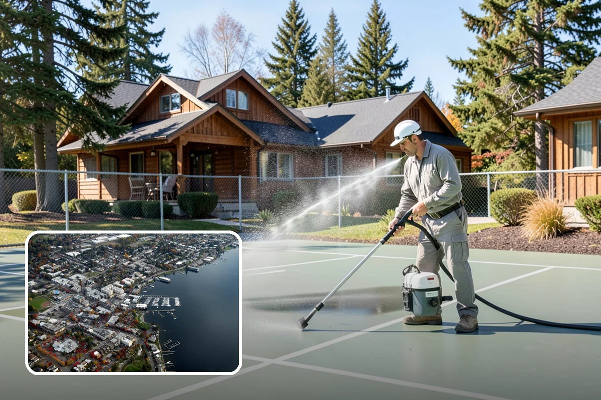 Event Prep Cleaning in Kirkland, King County, WA - Prepares patios and walkways for guests and foot traffic