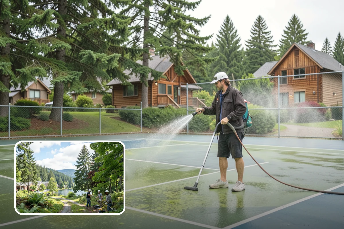 Event Prep Cleaning in Lake Forest Park, King County, WA - Prepares patios and walkways for guests and foot traffic