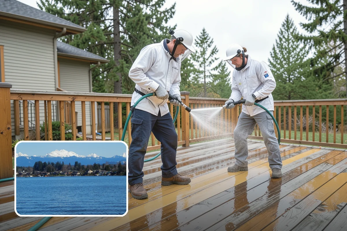 Event Prep Cleaning in Lake Stevens, Snohomish County, WA - Prepares patios and walkways for guests and foot traffic