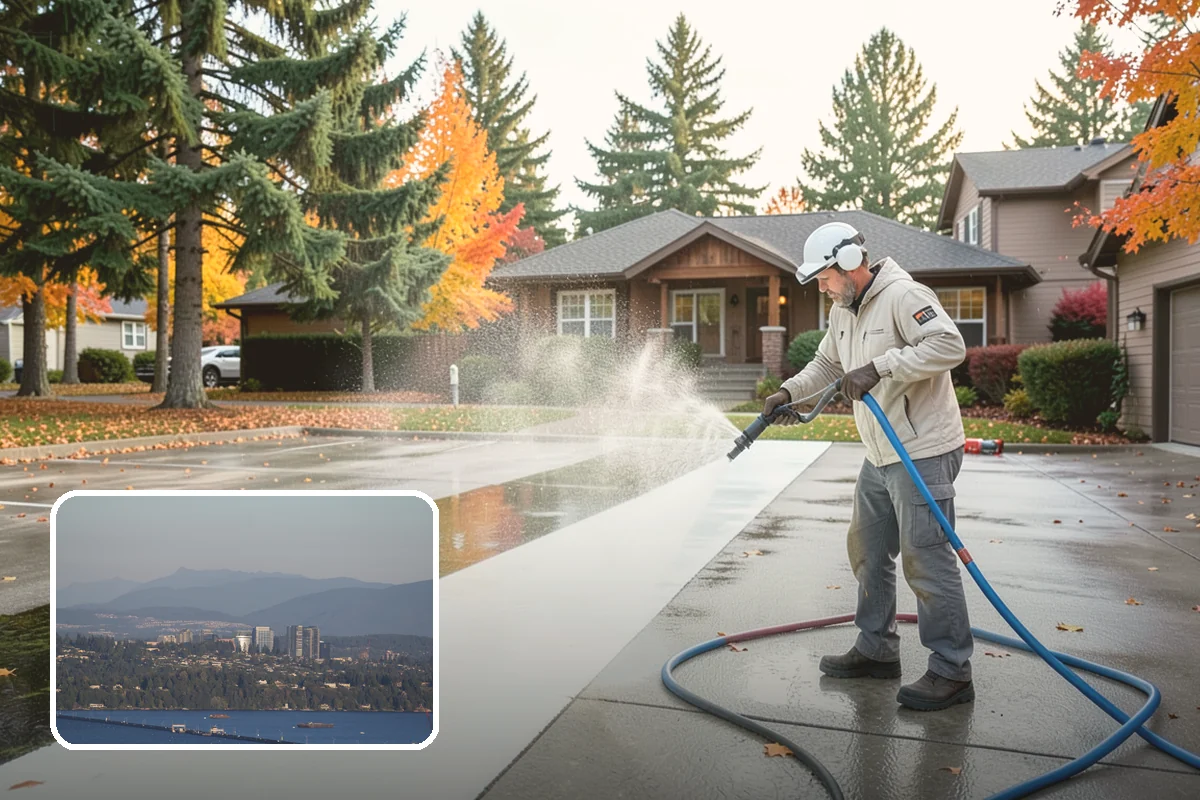 Event Prep Cleaning in Medina, King County, WA - Prepares patios and walkways for guests and foot traffic