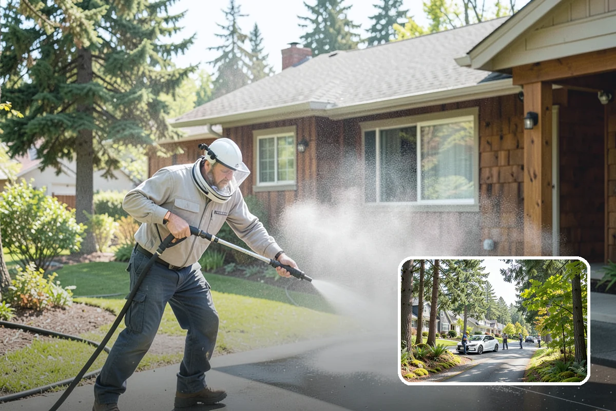 Event Prep Cleaning in Normandy Park, King County, WA - Prepares patios and walkways for guests and foot traffic