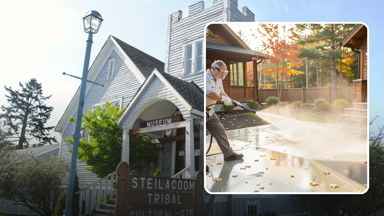 Event Prep Cleaning in Steilacoom, Pierce County, WA - Event prep cleaning readies patios, walkways, and gathering spaces so your outdoor venue looks its best for a wedding, party, or...