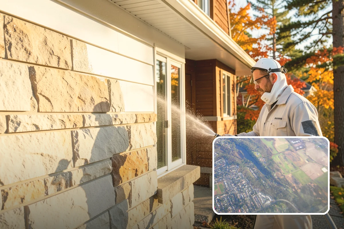 Exterior Dust Removal in Algona, King County, WA - Clears pollen and road grit from siding