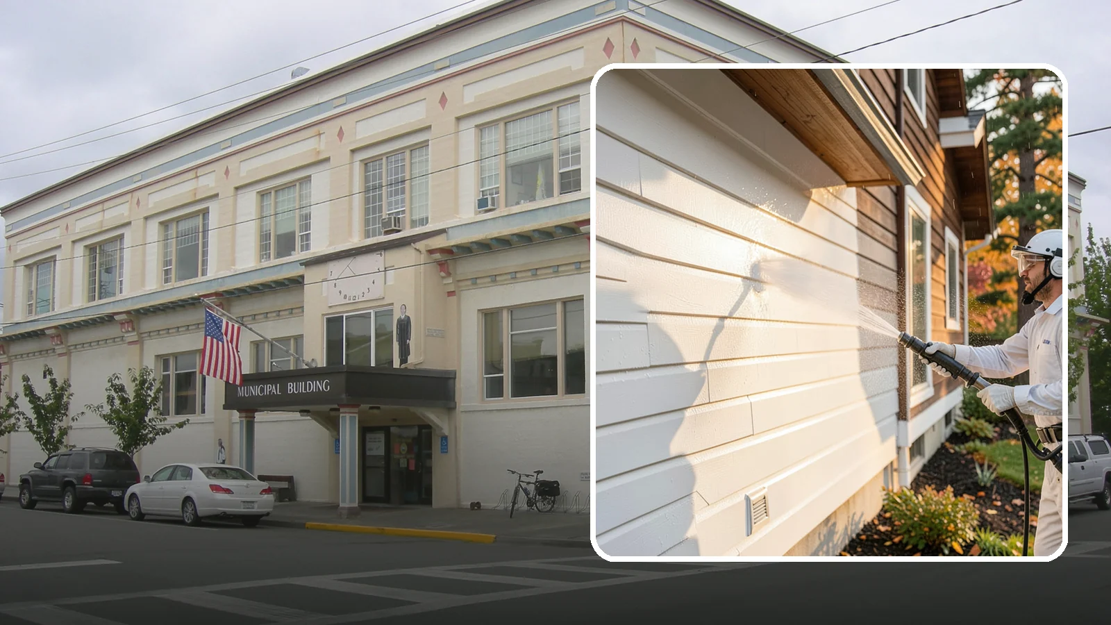 Exterior Dust Removal in Anacortes, Skagit County, WA - Exterior dust removal rinses away the pollen, road grit, and settled dust that cling to siding between our region's rain events.