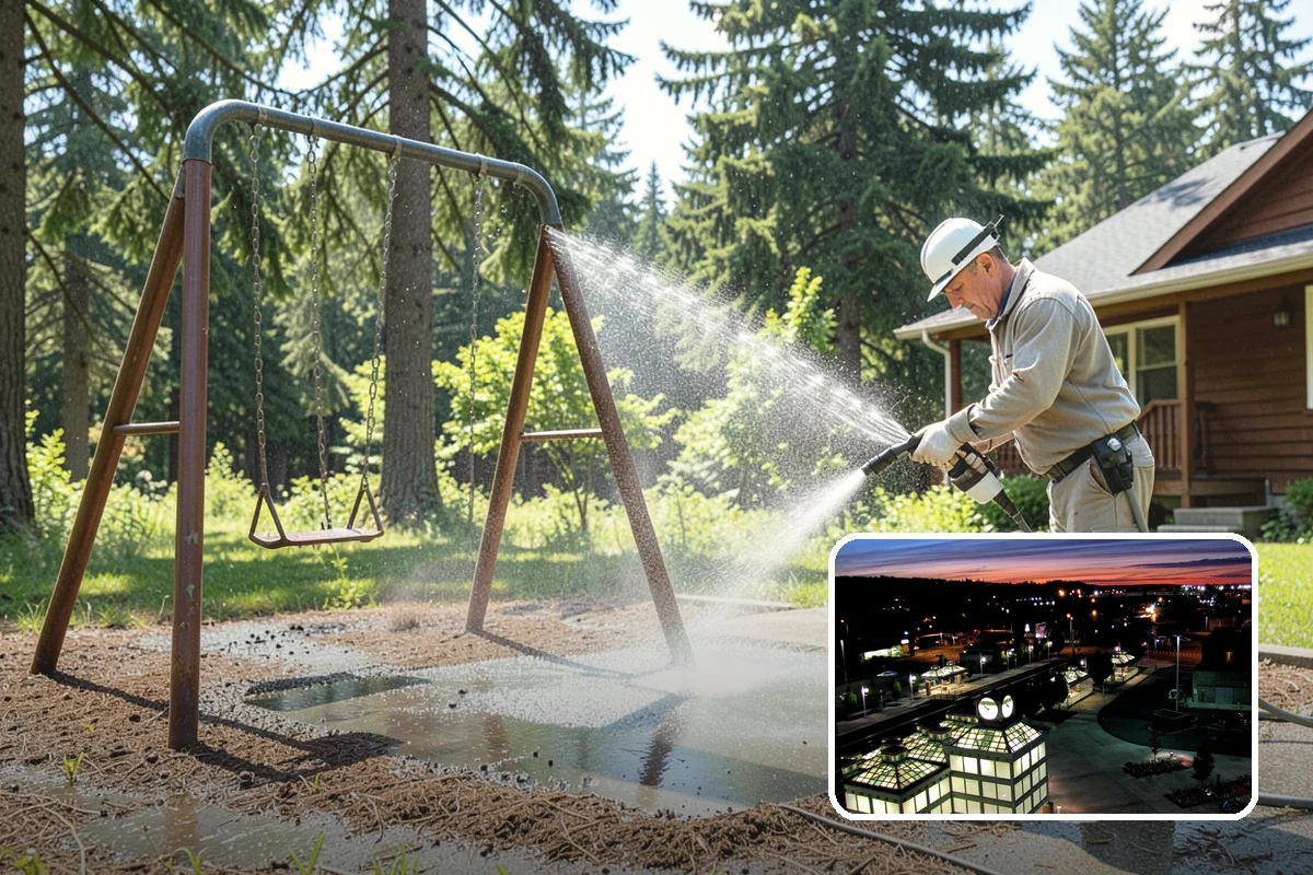 Exterior Dust Removal in Auburn, King County, WA - Clears pollen and road grit from siding
