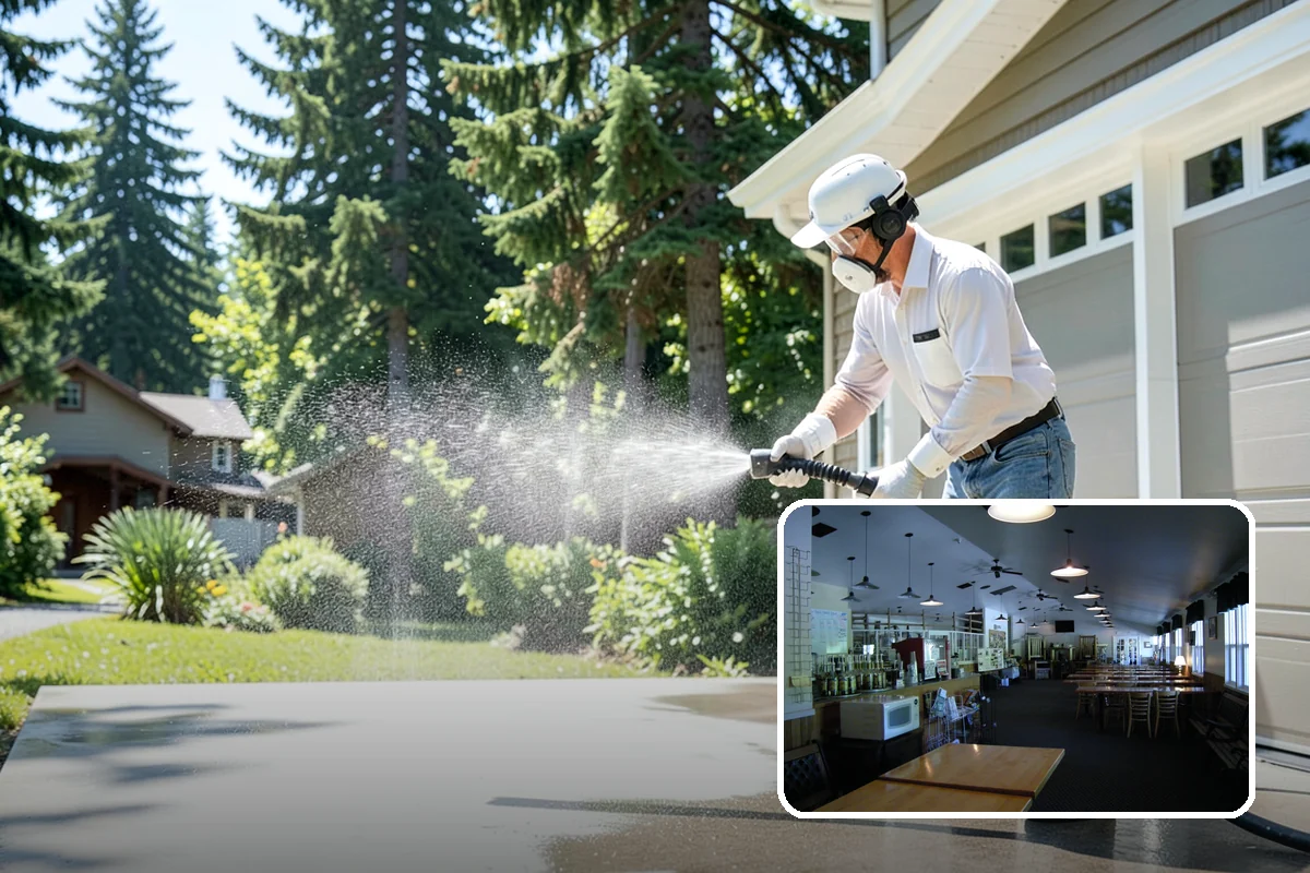 Exterior Dust Removal in Black Diamond, King County, WA - Clears pollen and road grit from siding