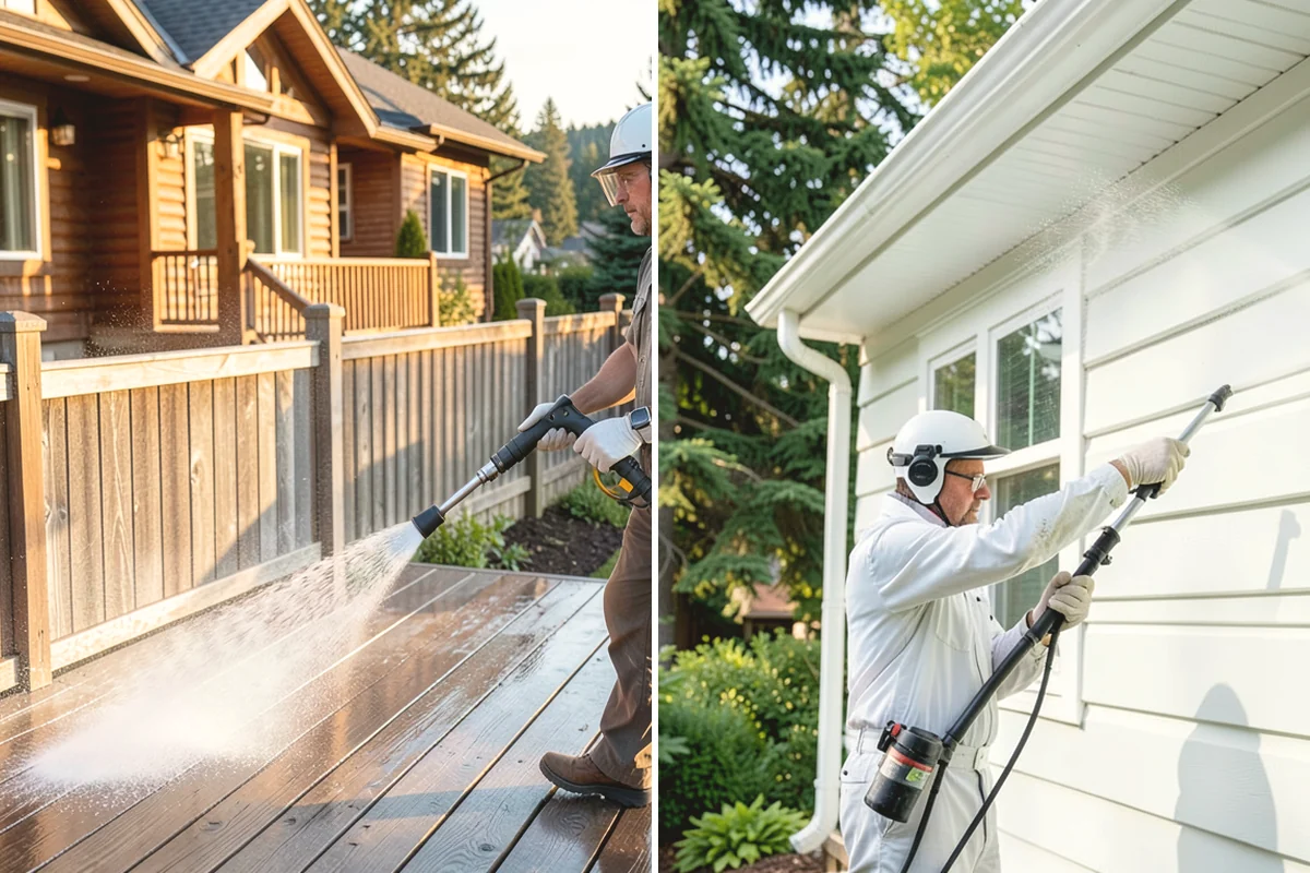 Exterior Dust Removal in Black Diamond, King County, WA - Assess the siding for dust and pollen buildup