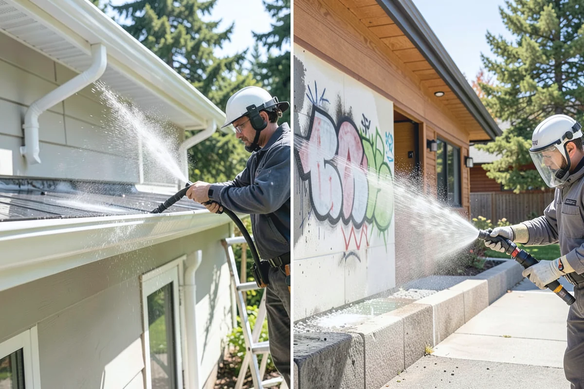 Exterior Dust Removal in Bonney Lake, Pierce County, WA - Assess the siding for dust and pollen buildup
