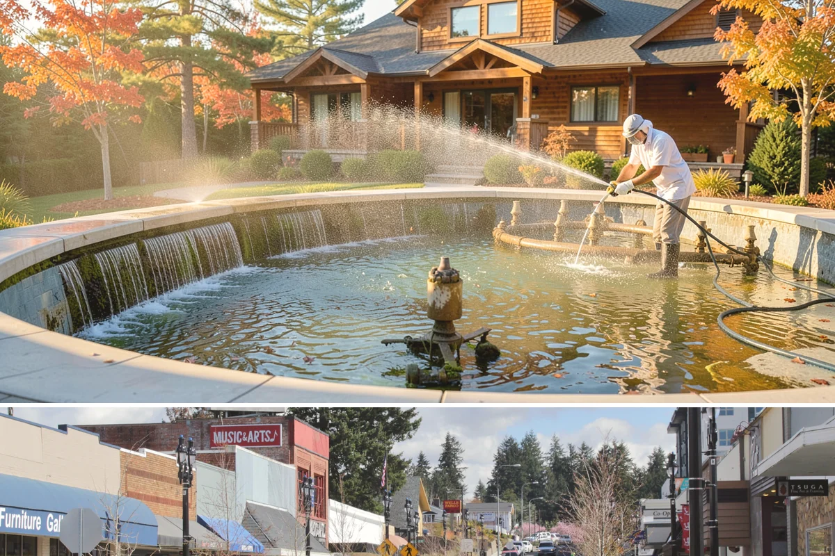 Exterior Dust Removal in Bothell, King County, WA - Spring pollen season and dry summer stretches are the best times to rinse before the film bonds with moisture.