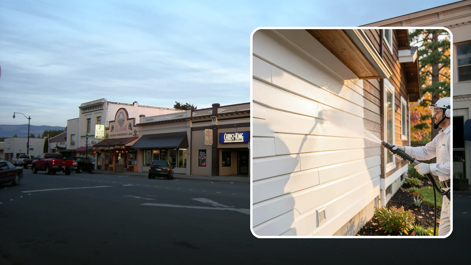 Exterior Dust Removal in Burlington, Skagit County, WA - Exterior dust removal rinses away the pollen, road grit, and settled dust that cling to siding between our region's rain events.