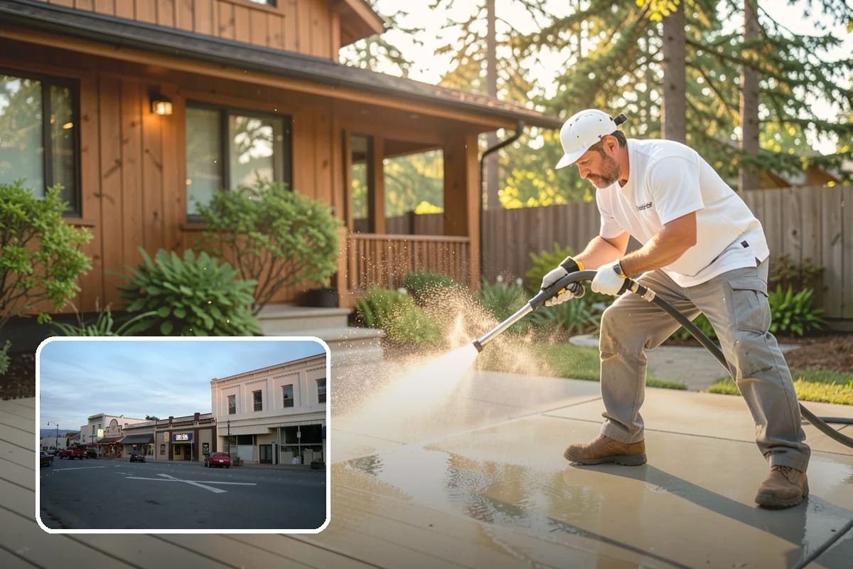 Exterior Dust Removal in Burlington, Skagit County, WA - Clears pollen and road grit from siding