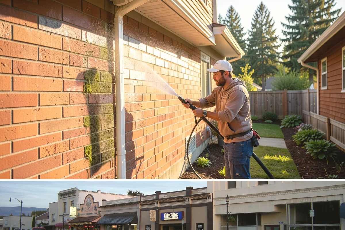Exterior Dust Removal in Burlington, Skagit County, WA - Spring pollen season and dry summer stretches are the best times to rinse before the film bonds with moisture.