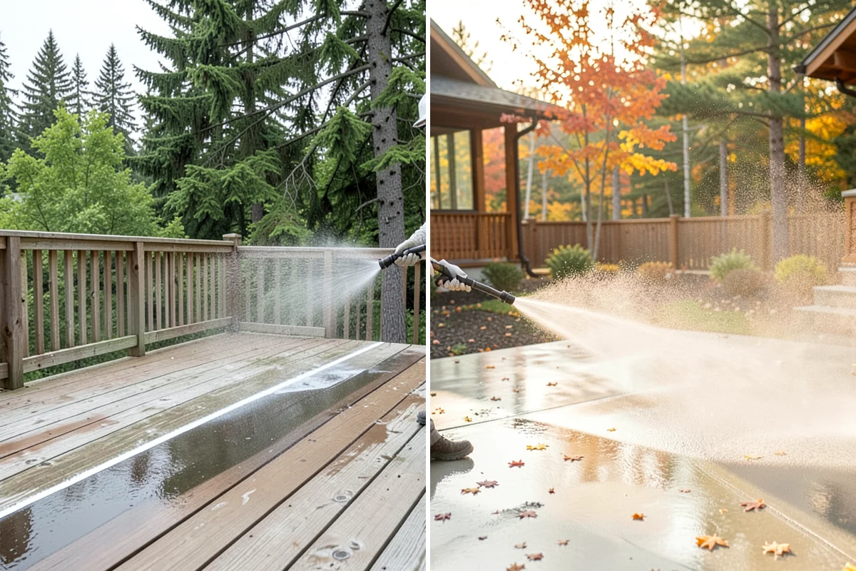 Exterior Dust Removal in Concrete, Skagit County, WA - Assess the siding for dust and pollen buildup