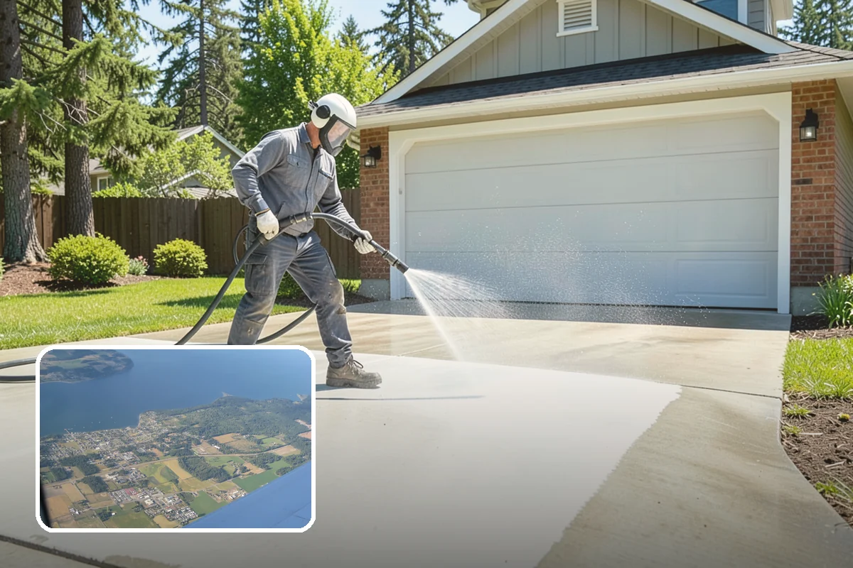 Exterior Dust Removal in Coupeville, Island County, WA - Clears pollen and road grit from siding