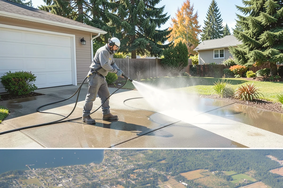 Exterior Dust Removal in Coupeville, Island County, WA - Spring pollen season and dry summer stretches are the best times to rinse before the film bonds with moisture.