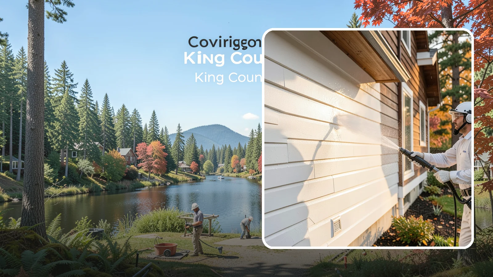 Exterior Dust Removal in Covington, King County, WA - Exterior dust removal rinses away the pollen, road grit, and settled dust that cling to siding between our region's rain events.