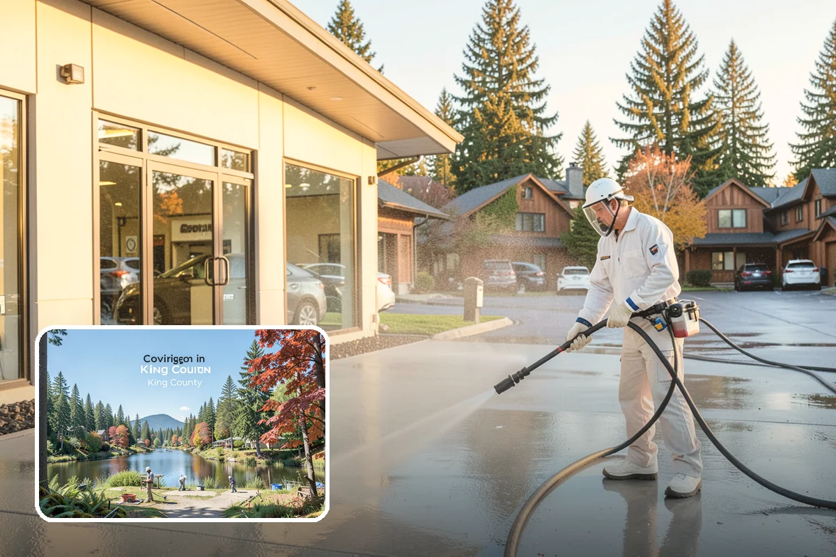 Exterior Dust Removal in Covington, King County, WA - Clears pollen and road grit from siding