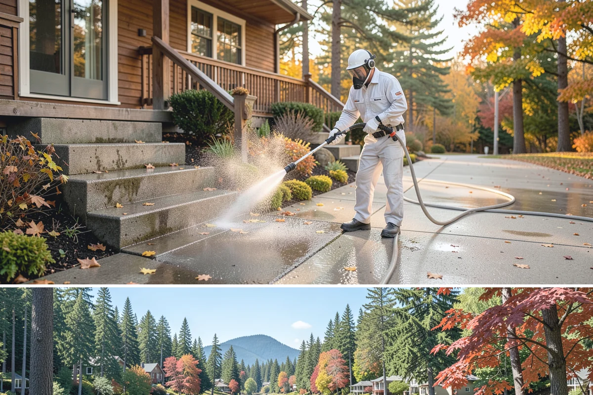 Exterior Dust Removal in Covington, King County, WA - Spring pollen season and dry summer stretches are the best times to rinse before the film bonds with moisture.