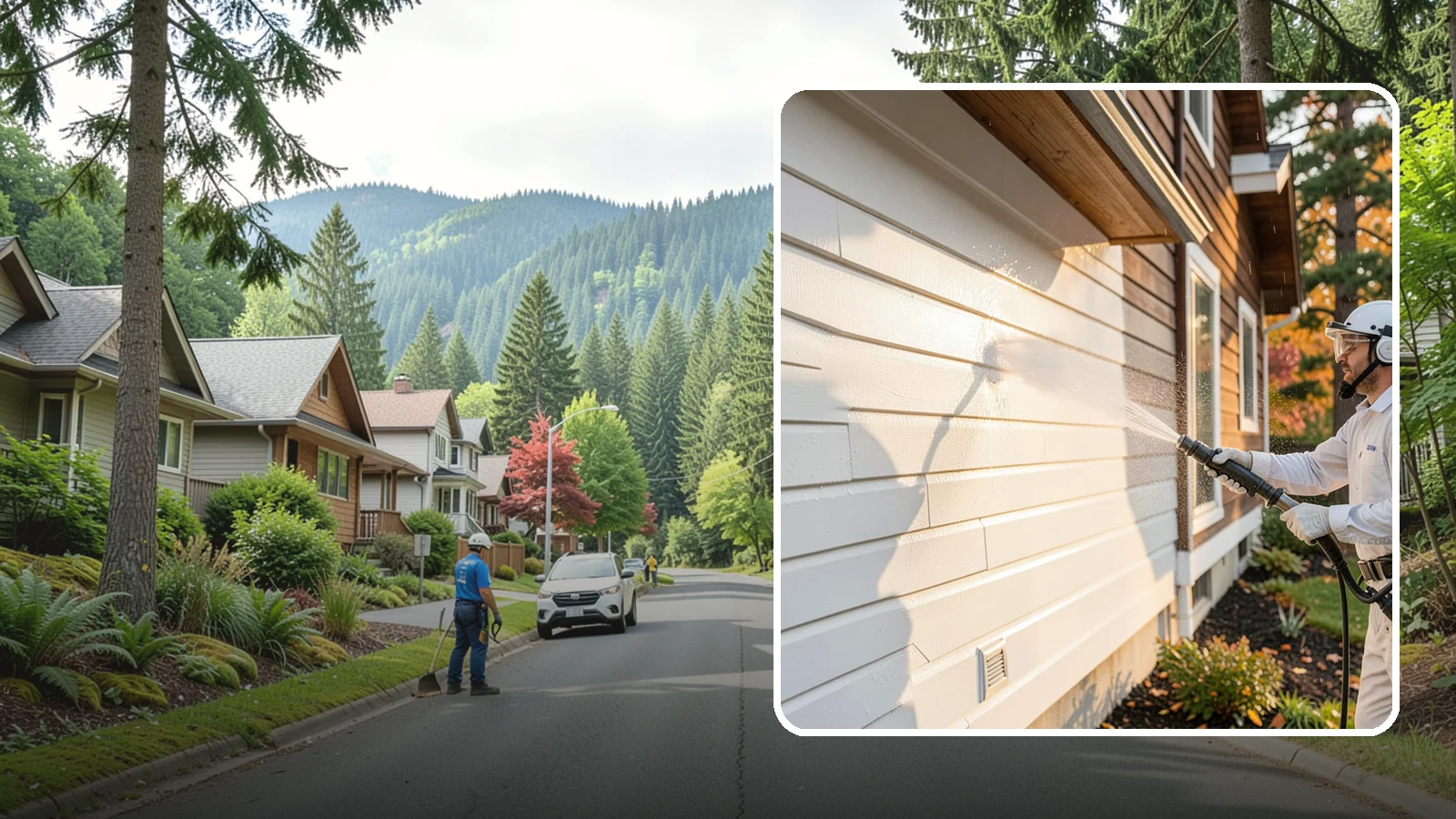 Exterior Dust Removal in Darrington, Snohomish County, WA - Exterior dust removal rinses away the pollen, road grit, and settled dust that cling to siding between our region's rain events.