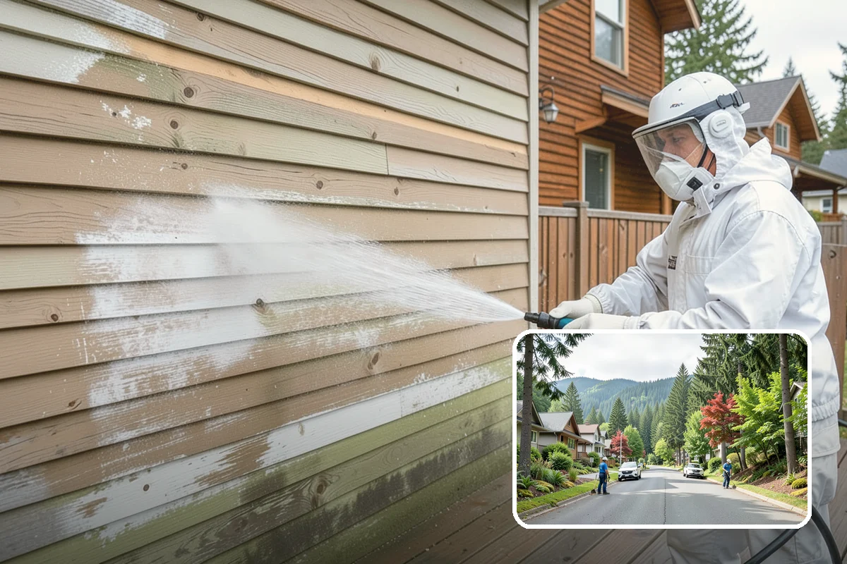 Exterior Dust Removal in Darrington, Snohomish County, WA - Clears pollen and road grit from siding