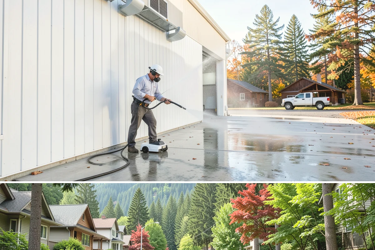 Exterior Dust Removal in Darrington, Snohomish County, WA - Spring pollen season and dry summer stretches are the best times to rinse before the film bonds with moisture.