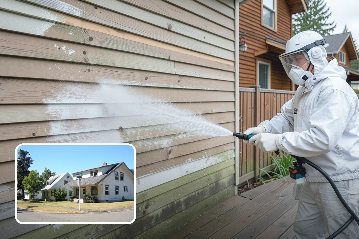 Exterior Dust Removal in DuPont, Pierce County, WA - Clears pollen and road grit from siding
