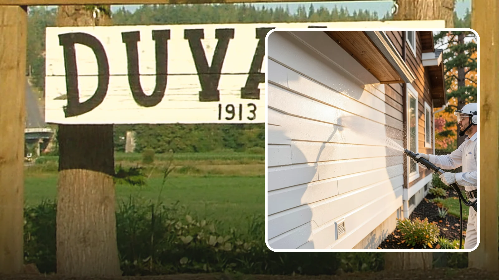 Exterior Dust Removal in Duvall, King County, WA - Exterior dust removal rinses away the pollen, road grit, and settled dust that cling to siding between our region's rain events.