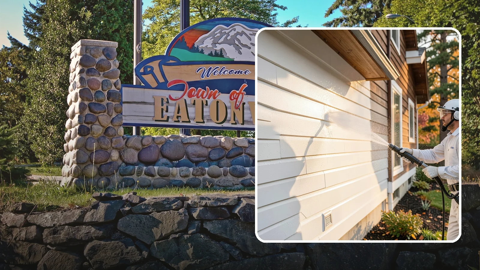 Exterior Dust Removal in Eatonville, Pierce County, WA - Exterior dust removal rinses away the pollen, road grit, and settled dust that cling to siding between our region's rain events.
