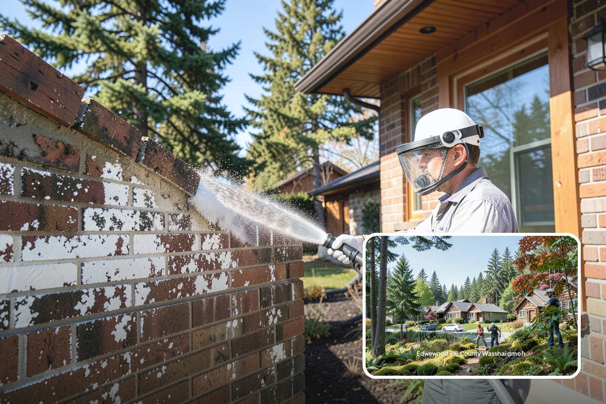 Exterior Dust Removal in Edgewood, Pierce County, WA - Clears pollen and road grit from siding