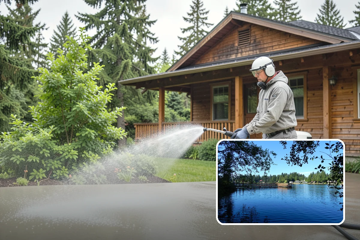 Exterior Dust Removal in Federal Way, King County, WA - Clears pollen and road grit from siding