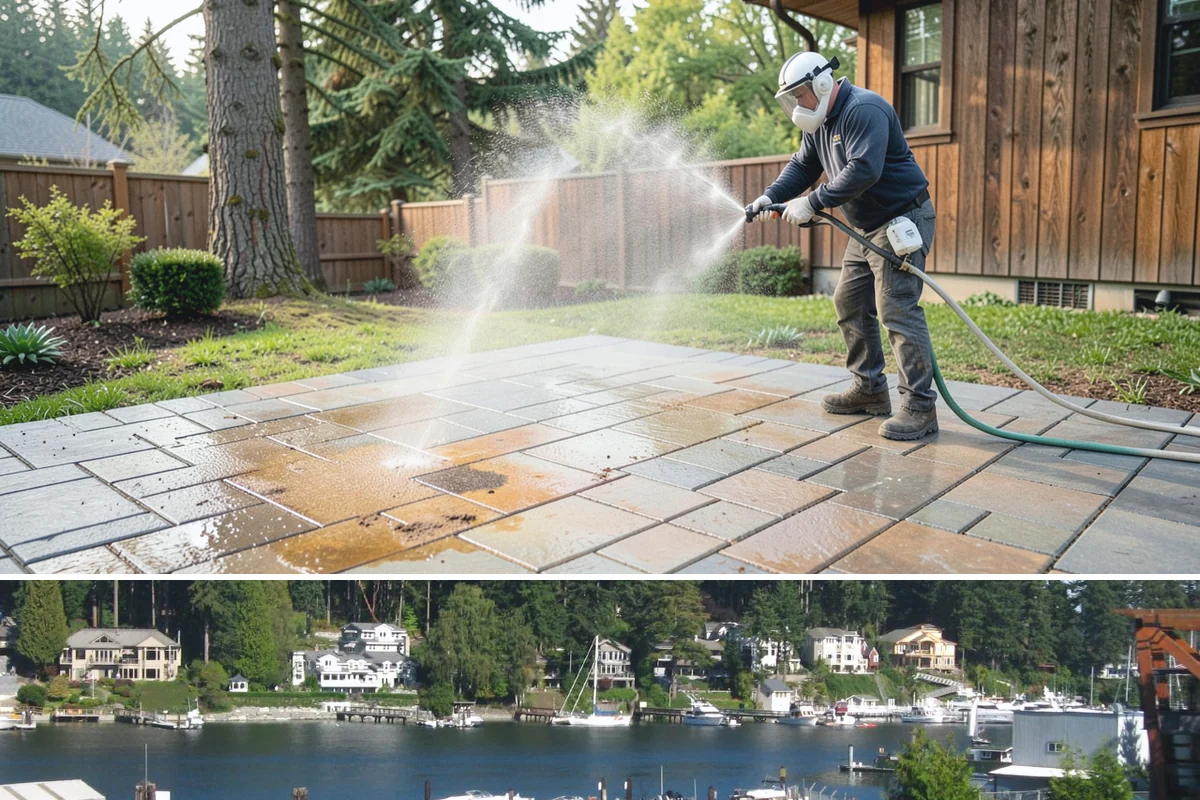 Exterior Dust Removal in Gig Harbor, Pierce County, WA - Spring pollen season and dry summer stretches are the best times to rinse before the film bonds with moisture.